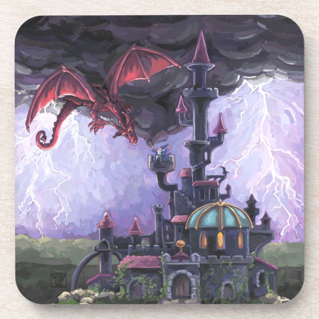 Posavasos Castillo de Dragon (Frente)