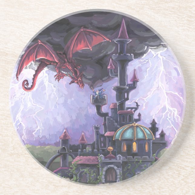 Posavasos Castillo de Dragon (Frente)