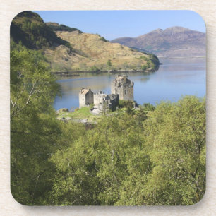 Posavasos Castillo de Eilean Donan, Escocia. El famoso Eilea