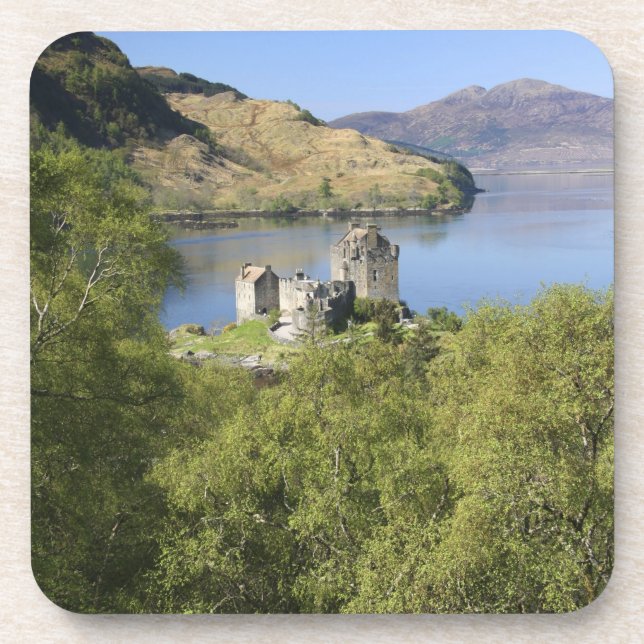 Posavasos Castillo de Eilean Donan, Escocia. El famoso Eilea (Frente)
