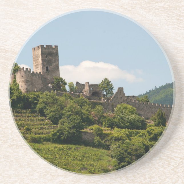Posavasos Castillo de Knight en Wachau Austria (Frente)
