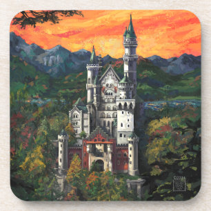 Posavasos Castillo Schloss Neuschwanstein