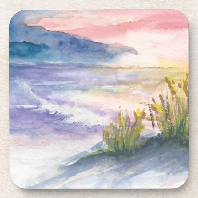 Posavasos Castillos de playa Sunrise (Frente)