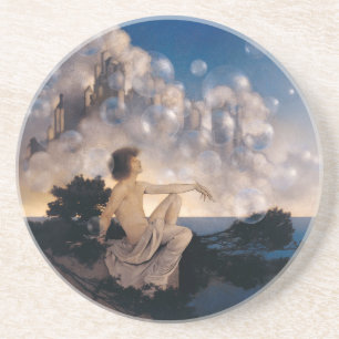 Posavasos Castillos en el aire de Maxfield Parrish 1904 Fant