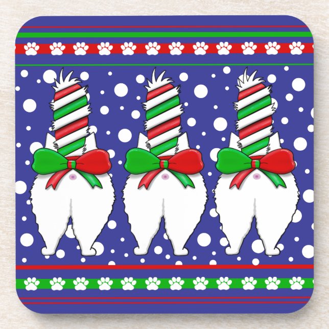 Posavasos Cat Butt Navidades Green (Frente)