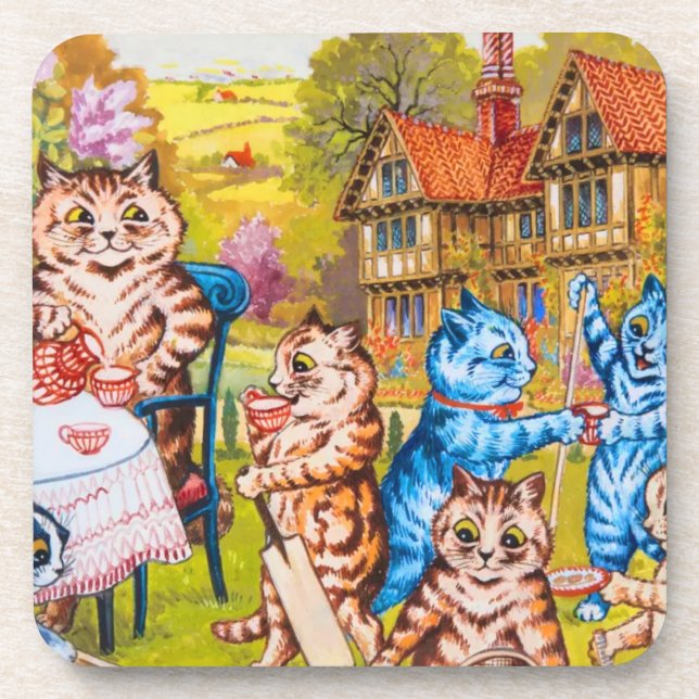 Posavasos Cat Garden Party (Frente)