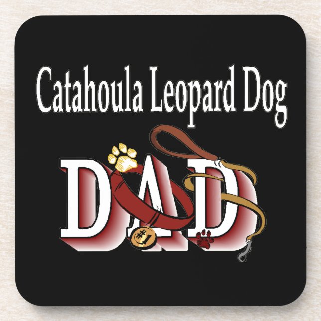 Posavasos Catahoula Leopard Dog Dad (Frente)