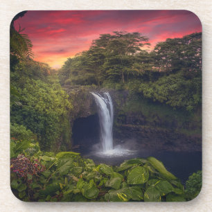 Posavasos Cataratas   Cataratas del arcoiris, Hilo, Hawaii