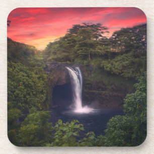 Posavasos Cataratas Cataratas del arcoiris, Hilo, Hawaii