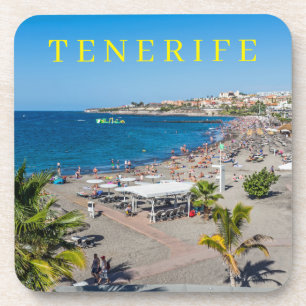 Posavasos Catastro con vistas a la playa de Tenerife