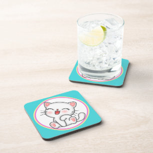 Posavasos Catastro De Bebidas De Gato