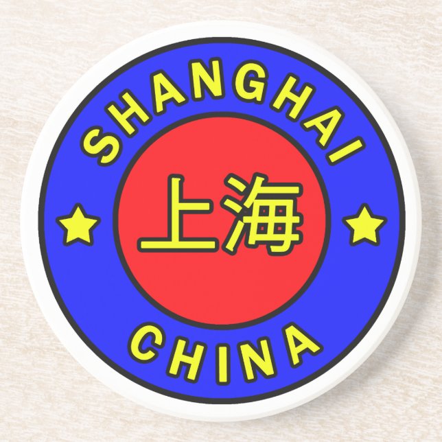 Posavasos Catastro de China de Shanghai (Frente)