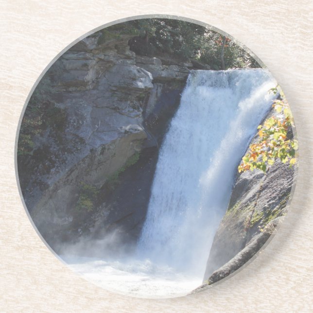 Posavasos Catastro de la cascada de la montaña Blue Ridge (Frente)