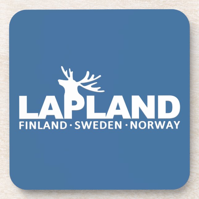 Posavasos Catastro de LAPLAND personalizado (Frente)