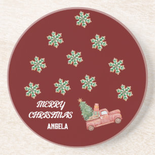 Posavasos Catastro de Navidades de copos de nieve