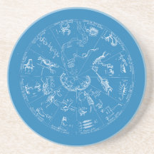 Catastro de piedra arenisca de la gráfica zodiacs