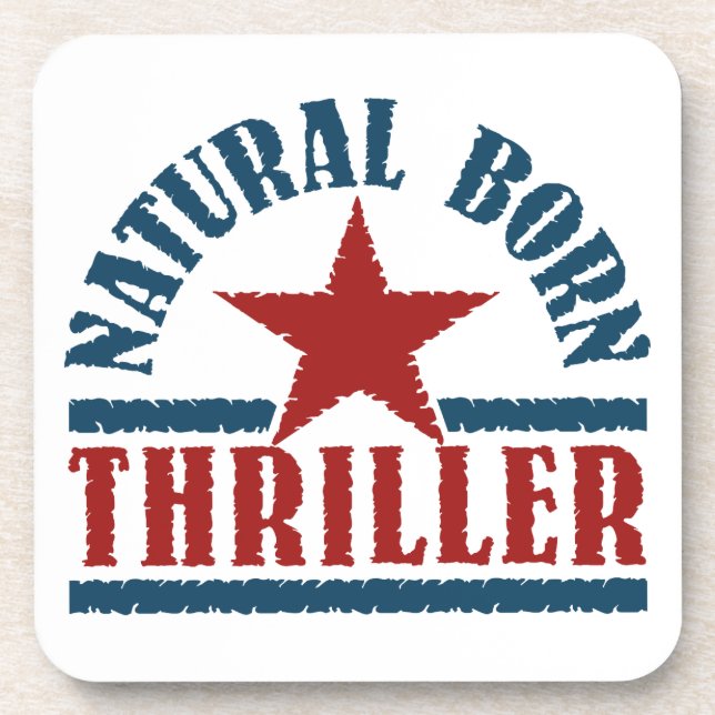 Posavasos Catastro del personalizado de Thriller Nacido en N (Frente)