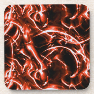 Posavasos Catastro eléctrico rojo
