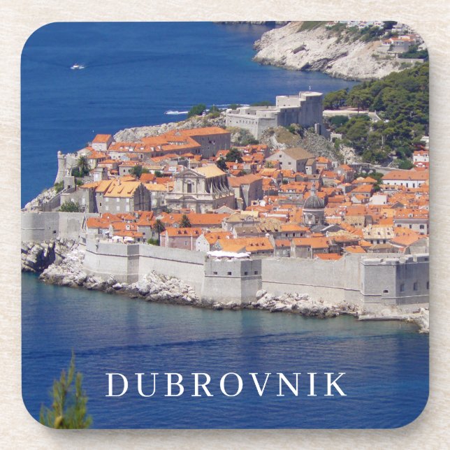Posavasos Catastro panorámico de Dubrovnik (Frente)