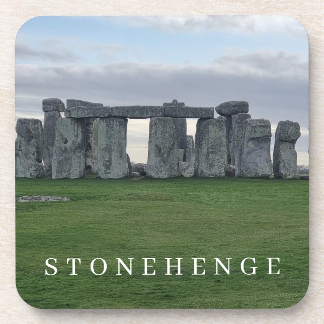 Posavasos Catastro panorámico de Stonehenge (Frente)
