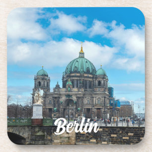 Posavasos Catedral de Berlín y torre de televisión en Berlín