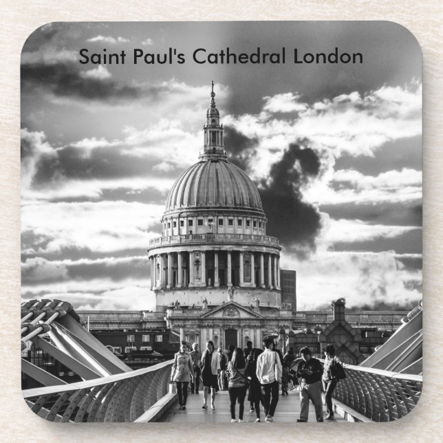 Posavasos Catedral de San Pablo Londres. (Frente)