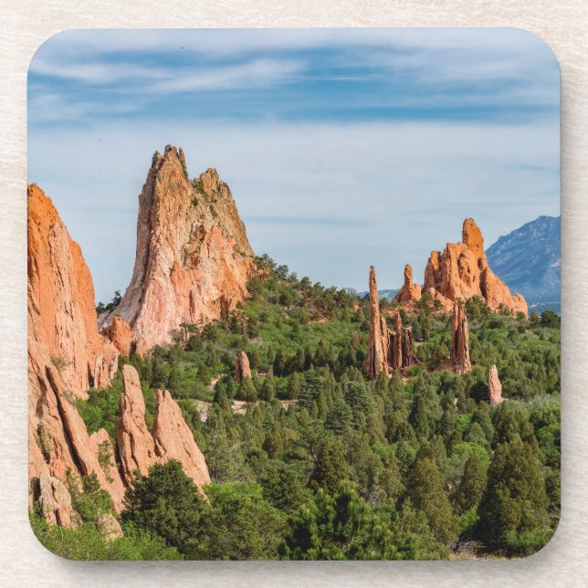 Posavasos Catedral Spires Formación Colorado Coaster Set (Frente)