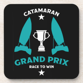 Posavasos Catermaran Hidrofoil Carreras de velero