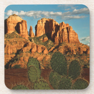 Posavasos Cathedral Rock al atardecer desde Secret Canyon