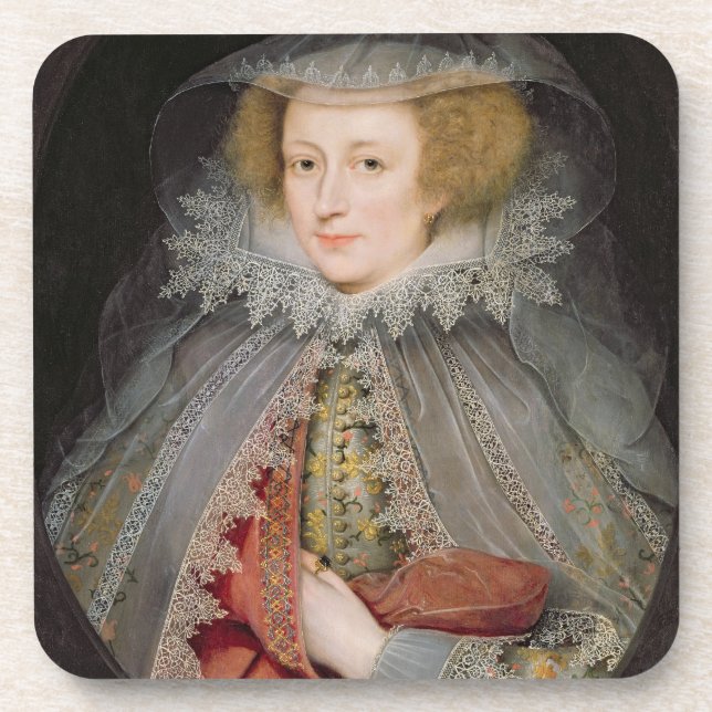 Posavasos Catherine Killigrew, señora Jermyn, 1614 (aceite (Frente)
