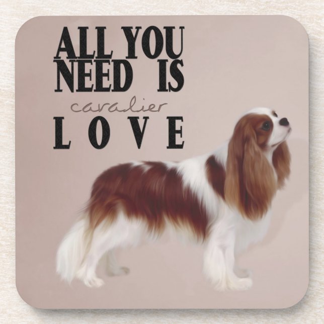 Posavasos Cavalier King Charles Spaniel Cork Coaster (Frente)