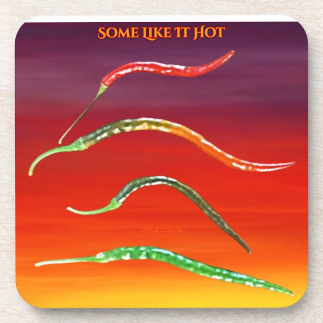 Posavasos Cayenne Peppers (Frente)