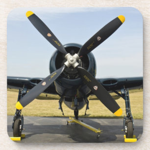 Posavasos Caza embarcado Grumman F8F Bearcat de la Marina en