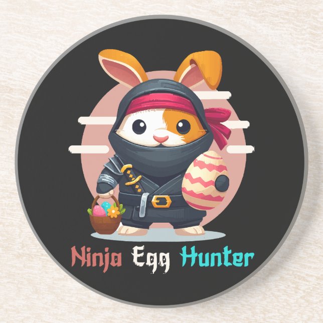 Posavasos Cazador de Huevos Ninja (Frente)