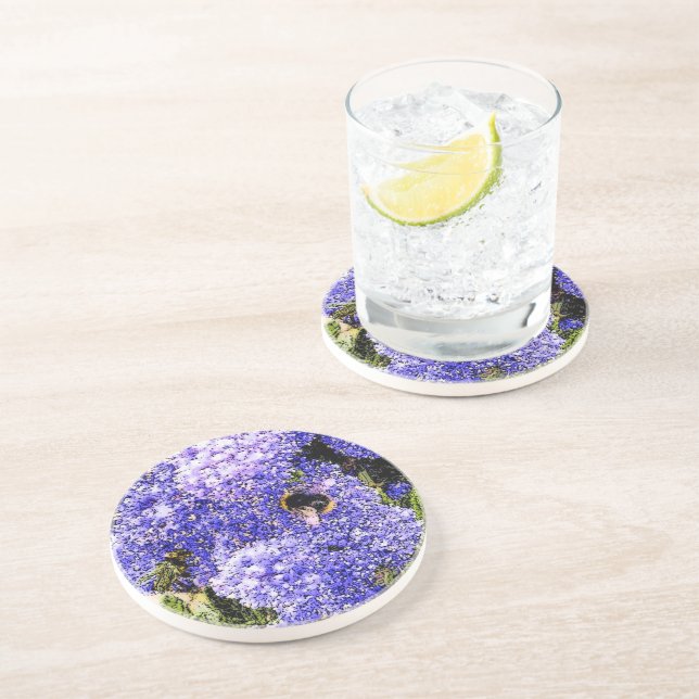 Posavasos Ceanothus Flower Blossom Bee (Lado)