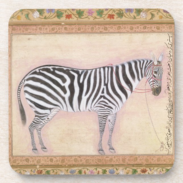 Posavasos Cebra, del "álbum de Minto", 1621 (aguazo en el PA (Frente)