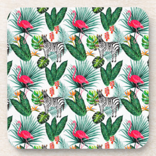 Posavasos Cebra y flamenco