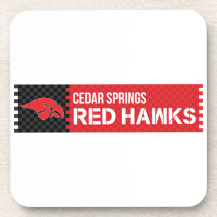 Posavasos Cedar Springs Red Hawks