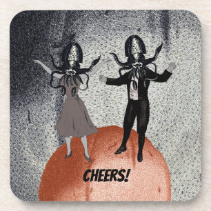 Posavasos Celebración de baile de alienígenas