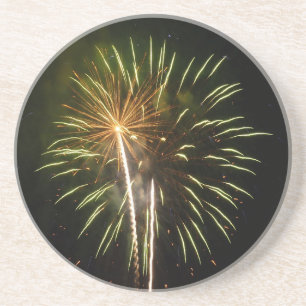 Posavasos Celebración de feriado de fuegos artificiales de o