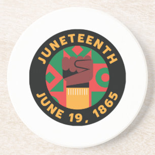 Posavasos Celebración del 19 de junio conmemorando la libert