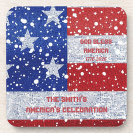 Posavasos Celebración del 250 aniversario de Estados Unidos