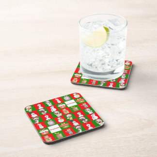 Posavasos Celebrando el patrón de Navidades