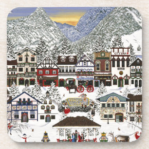 Posavasos Celebrando las vacaciones en Leavenworth