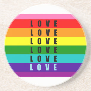 Posavasos Celebrar el amor, el orgullo y la autenticidad