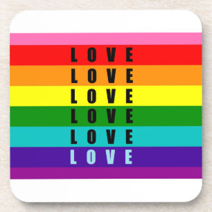 Posavasos Celebrar el amor, el orgullo y la autenticidad