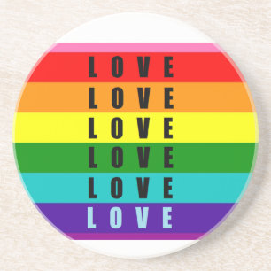 Posavasos Celebrar el amor, el orgullo y la autenticidad