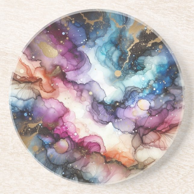 Posavasos Celestial Alcohol Ink (Frente)