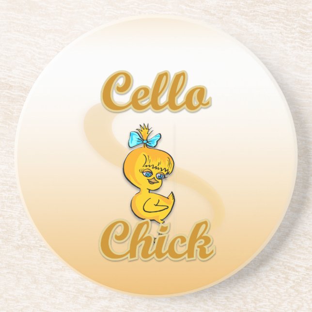 Posavasos Cello Chick (Frente)