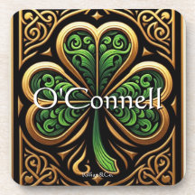 Celtic Shamrock Coaster 